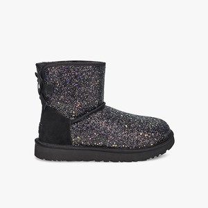 Ugg Classic Mini Bow Cosmos Klassiska Stövlar Dam Svarta (025614VRC)